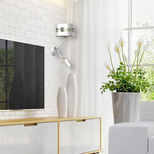 Wall lamp ULTIMO WHITE 1xE27 1x mini GU10