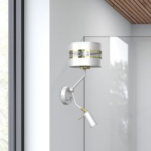 Wall lamp ULTIMO WHITE 1xE27 1x mini GU10