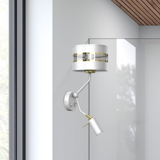 Wall lamp ULTIMO WHITE 1xE27 1x mini GU10