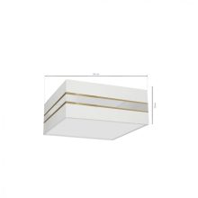 Ceiling  lamp Kwadrat ULTIMO WHITE 3xE27