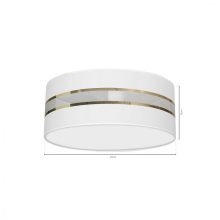Ceiling  lamp ULTIMO WHITE 2xE27 Ø40cm
