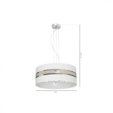 Pendant lamp ULTIMO WHITE 3xE27
