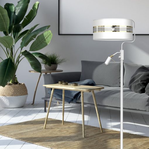 Floor lamp ULTIMO WHITE 1xE27 + 1xmini GU10