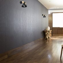 Wall lamp FARO BLACK/NATURAL WOOD 1xE27 60W