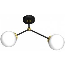 Ceiling  lamp JOY BLACK / GOLD 2xE14