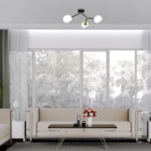 Ceiling  lamp JOY BLACK / GOLD 3xE14