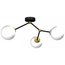 Ceiling  lamp JOY BLACK / GOLD 3xE14
