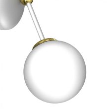 Wall lamp JOY WHITE / GOLD 2xE14