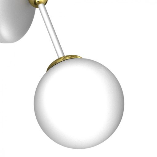 Wall lamp JOY WHITE / GOLD 2xE14