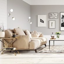 Wall lamp JOY WHITE / GOLD 2xE14