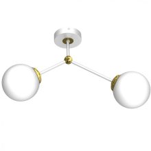 Ceiling  lamp JOY WHITE / GOLD 2xE14