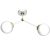 Ceiling  lamp JOY WHITE / GOLD 2xE14