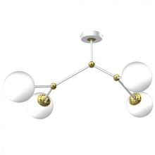 Ceiling  lamp JOY WHITE / GOLD 4xE14