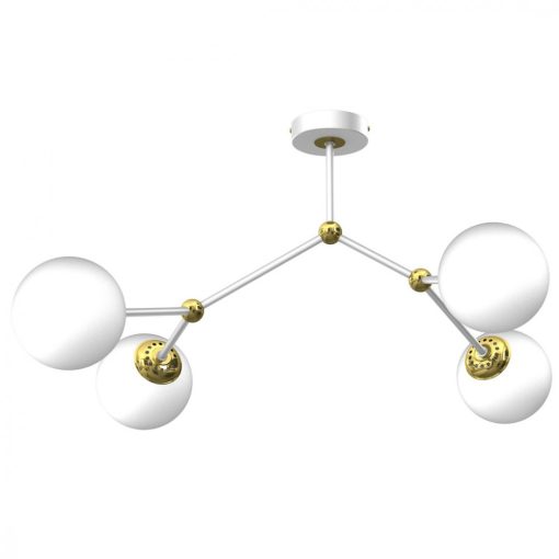 Ceiling  lamp JOY WHITE / GOLD 4xE14