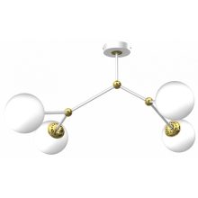 Ceiling  lamp JOY WHITE / GOLD 4xE14