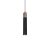 Pendant lamp SOLO SAWN BLACK / PATINATED WOOD 1x mini GU10