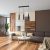 Pendant lamp SOLO SAWN BLACK / PATINATED WOOD 3x mini GU10