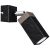 Wall lamp SOLO SAWN BLACK / PATINATED WOOD 1x mini GU10
