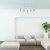 Pendant lamp SOLO SAWN WHITE / PATINATED WOOD 5x mini GU10