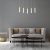 Pendant lamp SOLO SAWN WHITE / PATINATED WOOD 5x mini GU10