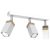 Ceiling  lamp SOLO SAWN WHITE / PATINATED WOOD 3x mini GU10