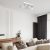 Ceiling  lamp SOLO SAWN WHITE / PATINATED WOOD 3x mini GU10