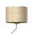 Wall lamp MARSHALL WHITE / RATTAN 1xE27 + 1x mini GU10