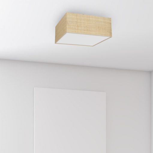 Ceiling  lamp MARSHALL WHITE / RATTAN 3xE27