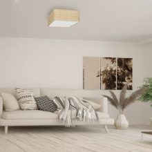 Ceiling  lamp MARSHALL WHITE / RATTAN 3xE27