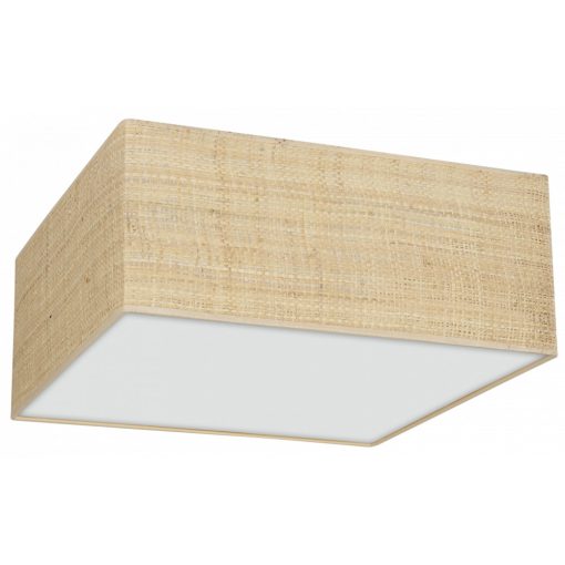 Ceiling  lamp MARSHALL WHITE / RATTAN 3xE27