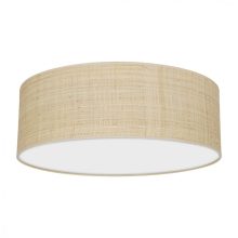 Ceiling  lamp MARSHALL WHITE / RATTAN 3xE27 Ø50cm