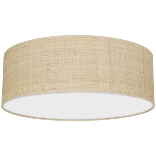 Ceiling  lamp MARSHALL WHITE / RATTAN 3xE27 Ø50cm