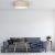 Ceiling  lamp MARSHALL WHITE / RATTAN 3xE27 Ø50cm