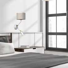 Wall lamp LINO BIEL / LEN 1xE27 + 1x mini GU10