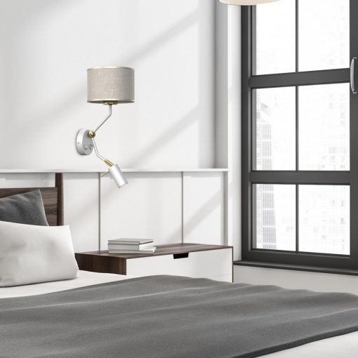 Wall lamp LINO BIEL / LEN 1xE27 + 1x mini GU10