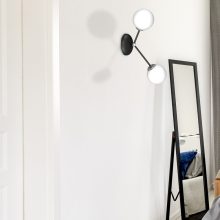 Wall lamp JOY BLACK 2xE14