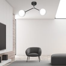 Ceiling  lamp JOY BLACK 2xE14