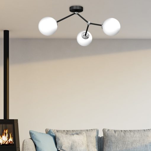 Ceiling  lamp JOY BLACK 3xE14