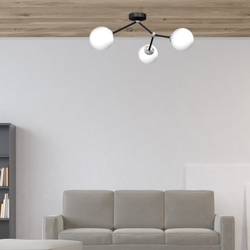 Ceiling  lamp JOY BLACK 3xE14
