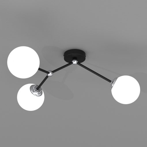 Ceiling  lamp JOY BLACK 3xE14