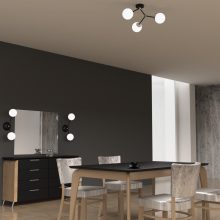 Ceiling  lamp JOY BLACK 3xE14