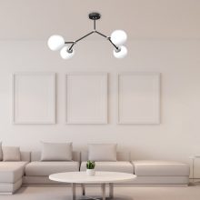 Ceiling  lamp JOY BLACK 4xE14