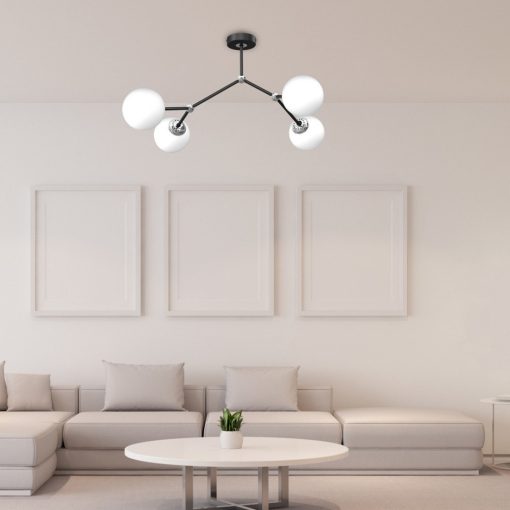 Ceiling  lamp JOY BLACK 4xE14
