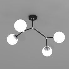 Ceiling  lamp JOY BLACK 4xE14