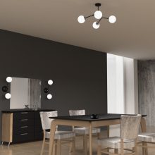 Ceiling  lamp JOY BLACK 4xE14