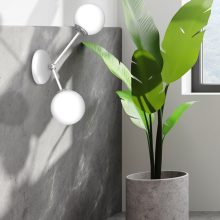 Wall lamp JOY WHITE 2xE14
