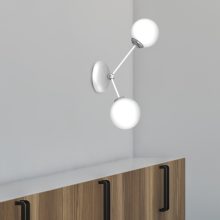 Wall lamp JOY WHITE 2xE14