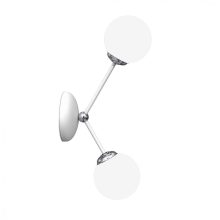 Wall lamp JOY WHITE 2xE14