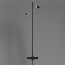 Floor lamp JOKER BLACK/GOLD 2xGU10