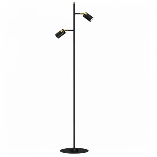 Floor lamp JOKER BLACK/GOLD 2xGU10